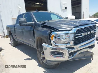 2023 Ram 2500 Big Horn with VIN 3C6UR5DJ5PG548743, listed as a IAAI auction lot 39848650 with 54,161 mi miles. Bid and sale history available at carsss.com. Image 1.