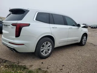 2021 Cadillac XT6 Luxury z VIN 1GYKPAR46MZ132157, wystawiony jako Copart lot #83911054 z przebiegiem 59 473 mil mil oraz Czysty tytuł • Clean title. Historia ofert i sprzedaży dostępna na DreamBid. Obrazek 3.