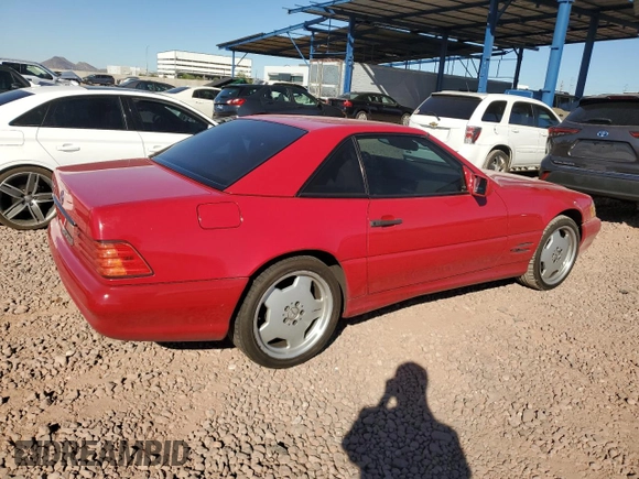 1998 Mercedes-Benz SL-Class with VIN WDBFA67F0WF157813, listed as a Copart auction lot 78424584 with 122,352 mi miles and Clean Title. Bid and sale history available at carsss.com. Image 3.