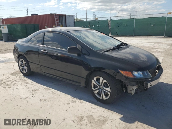 2011 Honda Civic Cpe LX with VIN 2HGFG1B65BH503858, listed as a Copart auction lot 52980835 with 95,310 mi miles and Salvage Title. Bid and sale history available at carsss.com. Image 4.