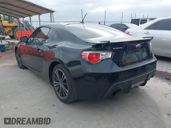 2014 Subaru BRZ Limited with VIN JF1ZCAC14E9600733, listed as a IAAI auction lot 41784267 with 100,205 mi miles. Bid and sale history available at carsss.com. Image 3.