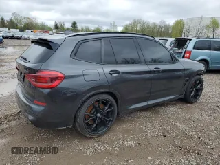 2020 BMW X3 M Competition z VIN 5YMTS0C0XL9B17548, wystawiony jako Copart lot #56528535 z przebiegiem 62 670 mil mil oraz Szkody całkowita. Historia ofert i sprzedaży dostępna na DreamBid. Obrazek 3.