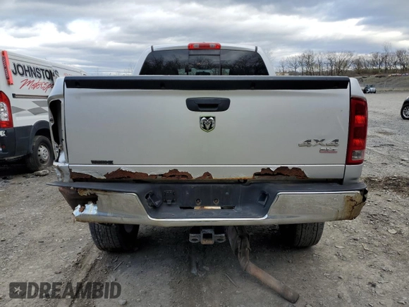 2006 Dodge 1500 SLT with VIN 1D7HU18276J139845, listed as a Copart auction lot 53490135 with 153,214 mi miles and Salvage Title. Bid and sale history available at carsss.com. Image 6.