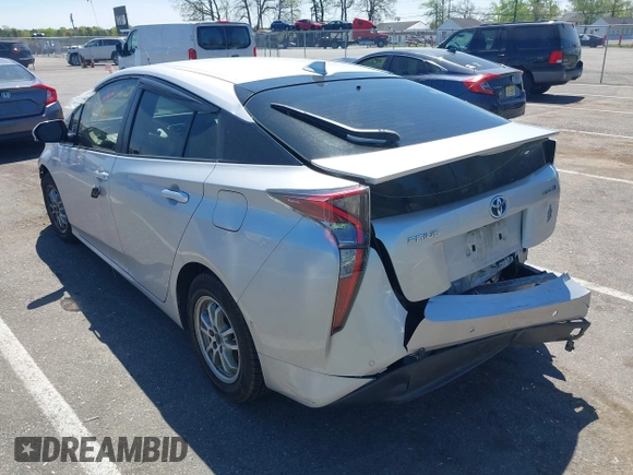 2018 Toyota Prius Two with VIN JTDKBRFU6J3603990, listed as a IAAI auction lot 42151090 with 71,388 mi miles and . Bid and sale history available at DreamBid. Image 3.