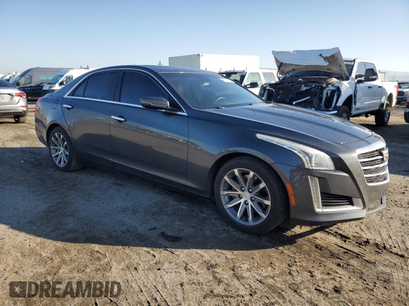 2016 Cadillac CTS Sedan Luxury Collection RWD with VIN 1G6AR5SX1G0136863, listed as a Copart auction lot 43073175 with 93,228 mi miles and Salvage Title. Bid and sale history available at carsss.com. Image 4.