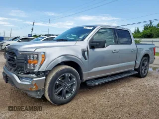 2023 Ford F-150 XL with VIN 1FTEW1C57PFC27842, listed as a Copart auction lot 59906015 with 43,495 mi miles and Salvage title. Bid and sale history available at DreamBid. Image 1.