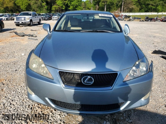 2008 Lexus IS 250 z VIN JTHBK262985060413, wystawiony jako Copart lot #51977835 z przebiegiem 274 446 mil mil oraz Szkoda całkowita • Salvage title. Historia ofert i sprzedaży dostępna na DreamBid. Obrazek 5.
