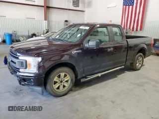 2019 Ford F-150 XL with VIN 1FTEX1CPXKKC48022, listed as a Copart auction lot 58789615 with 155,568 mi miles and Salvage title. Bid and sale history available at DreamBid. Image 1.