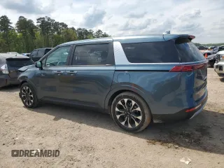2024 Kia Carnival EX with VIN KNDNC5H3XR6404619, listed as a Copart auction lot 50740555 with 23,374 mi miles and Salvage Title. Bid and sale history available at carsss.com. Image 2.