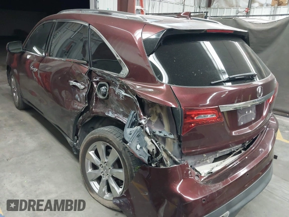 2014 Acura MDX Advance z VIN 5FRYD4H84EB007145, wystawiony jako IAAI lot #42201949 z przebiegiem 167 257 mil mil oraz . Historia ofert i sprzedaży dostępna na DreamBid. Obrazek 3.