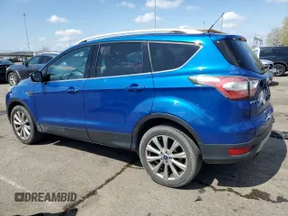 2017 Ford Escape Titanium with VIN 1FMCU0J98HUA37389, listed as a Copart auction lot 52683185 with 174,927 mi miles and Clean Title. Bid and sale history available at carsss.com. Image 2.
