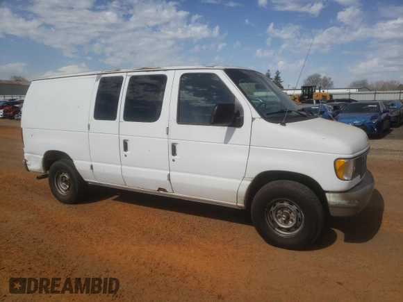 1996 Ford Econoline Cargo with VIN 1FTEE14Y6THB44560, listed as a Copart auction lot 48748825 with 92,895 mi miles and Salvage Title. Bid and sale history available at DreamBid. Image 4.