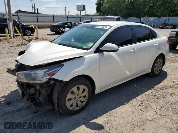 2020 Kia Rio LX with VIN 3KPA24AD7LE331063, listed as a Copart auction lot 67454344 with 142,596 mi miles and Salvage Title. Bid and sale history available at carsss.com. Image 1.