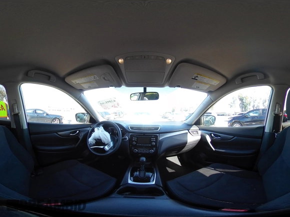 2015 Nissan Rogue SV with VIN KNMAT2MT1FP502320, listed as a IAAI auction lot 42095565 with 93,422 mi miles and . Bid and sale history available at carsss.com. Image 19.