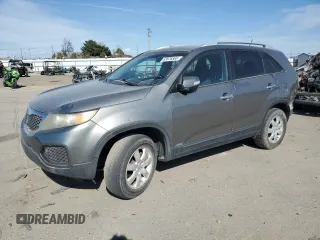 2011 Kia Sorento LX with VIN 5XYKTDA28BG169624, listed as a Copart auction lot 53676565 with 147,478 mi miles and Salvage Title. Bid and sale history available at carsss.com. Image 1.