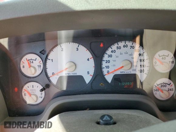 2006 Dodge 3500 SLT with VIN 3D7ML48C56G127531, listed as a Copart auction lot 75885704 with 112,283 mi miles and Non repairable. Bid and sale history available at DreamBid. Image 9.