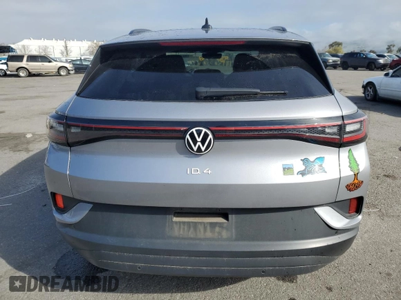 2023 Volkswagen ID.4 Pro with VIN 1V2CMPE88PC032582, listed as a Copart auction lot 48136625 with 21,079 mi miles and Salvage Title. Bid and sale history available at DreamBid. Image 6.