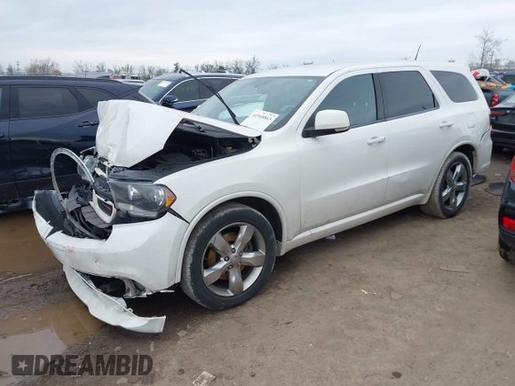 2012 Dodge Durango R/T with VIN 1C4SDJCT1CC195893, listed as a IAAI auction lot 41968863 with 201,388 mi miles and . Bid and sale history available at DreamBid. Image 2.