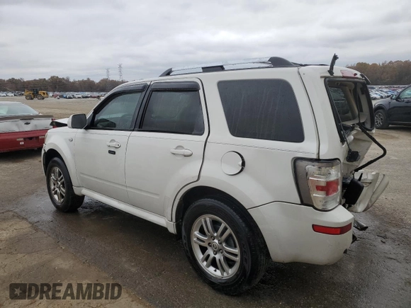 2009 Mercury Mariner Premier with VIN 4M2CU87G79KJ03236, listed as a Copart auction lot 84059324 with 130,335 mi miles and Salvage title. Bid and sale history available at DreamBid. Image 2.