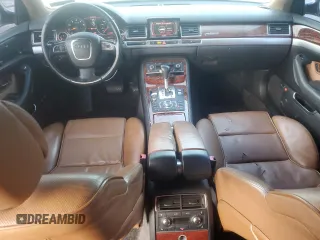 2009 Audi A8 4.2L with VIN WAUMV94E59N001610, listed as a Copart auction lot 85140274 with 116,332 mi miles and Salvage title. Bid and sale history available at DreamBid. Image 8.