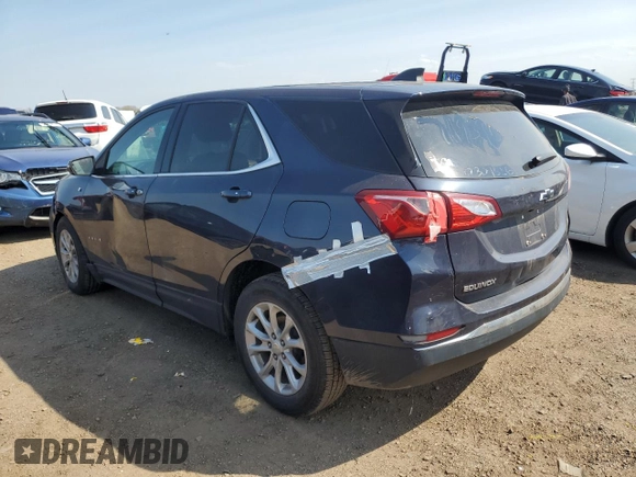 2018 Chevrolet Equinox LT with VIN 3GNAXJEV5JS618488, listed as a Copart auction lot 54208665 with 77,243 mi miles and Salvage title. Bid and sale history available at DreamBid. Image 2.