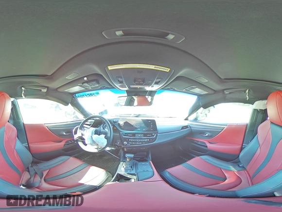 2022 Lexus ES 300h F Sport with VIN 58AGA1C1XNU015664, listed as a Copart auction lot 48647905 with 24,173 mi miles and Salvage title. Bid and sale history available at DreamBid. Image 13.