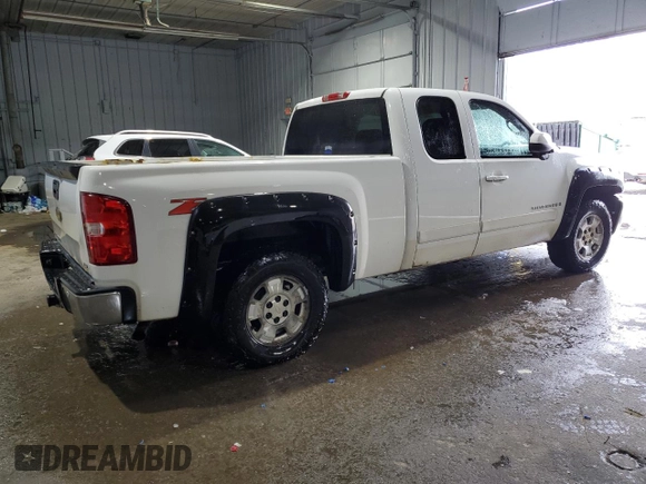 2008 Chevrolet Silverado 1500 LTZ with VIN 1GCEK19J98E195693, listed as a Copart auction lot 46072095 with 239,888 mi miles and Salvage Title. Bid and sale history available at DreamBid. Image 3.