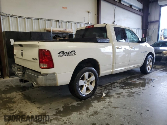 2010 Dodge 1500 Laramie with VIN 1D7RV1GT7AS256209, listed as a Copart auction lot 48535715 with 175,100 mi miles and Salvage Title. Bid and sale history available at DreamBid. Image 3.