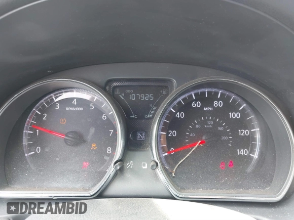 2016 Nissan Versa S with VIN 3N1CN7AP5GL837734, listed as a IAAI auction lot 41529623 with 107,925 mi miles. Bid and sale history available at carsss.com. Image 7.