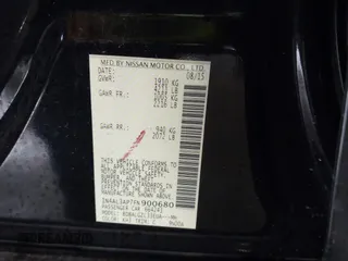 2015 Nissan Altima 2.5 SL with VIN 1N4AL3AP7FN900680, listed as a IAAI auction lot 41905897 with 158,200 mi miles. Bid and sale history available at carsss.com. Image 9.