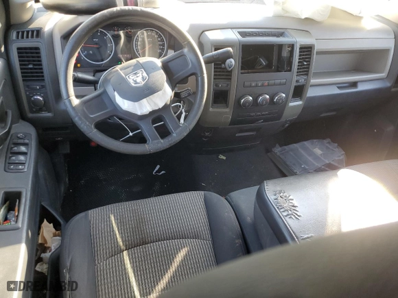 2010 Dodge Ram 1500 ST with VIN 1D7RB1GK9AS246183, listed as a Copart auction lot 77095254 with 203,719 mi miles and Salvage Title. Bid and sale history available at carsss.com. Image 8.