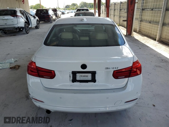 2017 BMW 3 Series 320i with VIN WBA8E1G5XHNU13227, listed as a Copart auction lot 52637135 with 97,458 mi miles and Salvage Title. Bid and sale history available at carsss.com. Image 6.