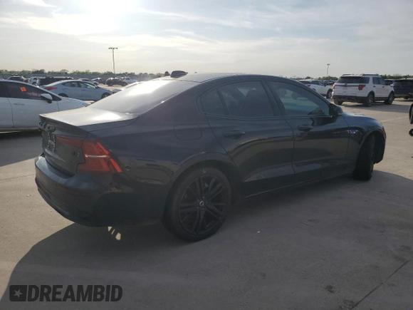 2024 Volvo S60 Plus Black Edition with VIN 7JRL12TH6RG305287, listed as a Copart auction lot 51374615 with 27,542 mi miles and Salvage title. Bid and sale history available at DreamBid. Image 3.