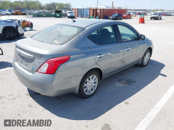 2012 Nissan Versa SL with VIN 3N1CN7AP8CL896108, listed as a IAAI auction lot 41984717 with 180,992 mi miles. Bid and sale history available at carsss.com. Image 4.