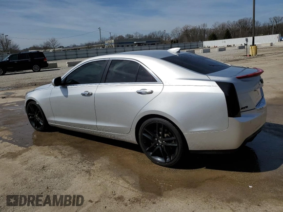 2015 Cadillac ATS Sedan Luxury RWD with VIN 1G6AB5RX0F0114104, listed as a Copart auction lot 50742745 with 123,694 mi miles and Salvage Title. Bid and sale history available at carsss.com. Image 2.