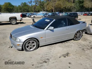 2001 BMW 3 Series 325Ci with VIN WBABS33401JY54613, listed as a Copart auction lot 49058085 with 0 mi miles and Non Repairable. Bid and sale history available at carsss.com. Image 1.