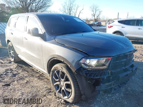 2016 Dodge Durango R/T with VIN 1C4SDJCT5GC308900, listed as a IAAI auction lot 41747190 with 80,255 mi miles and . Bid and sale history available at DreamBid. Image 1.