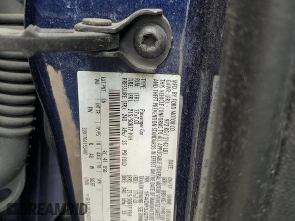 2017 Ford Focus Titanium with VIN 1FADP3J27HL298402, listed as a Copart auction lot 57340875 with 110,172 mi miles and Salvage title. Bid and sale history available at DreamBid. Image 12.