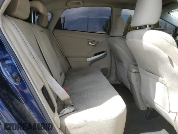2012 Toyota Prius One with VIN JTDKN3DU9C1553057, listed as a Copart auction lot 51315835 with 135,541 mi miles and Salvage Title. Bid and sale history available at DreamBid. Image 10.