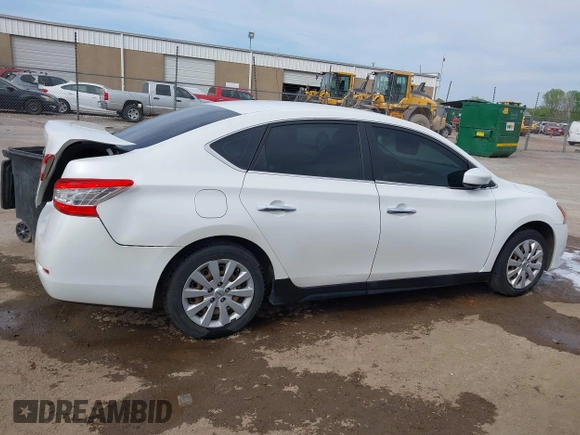 2014 Nissan Sentra S with VIN 3N1AB7AP1EL692463, listed as a IAAI auction lot 42035053 with 63,749 mi miles and . Bid and sale history available at DreamBid. Image 13.