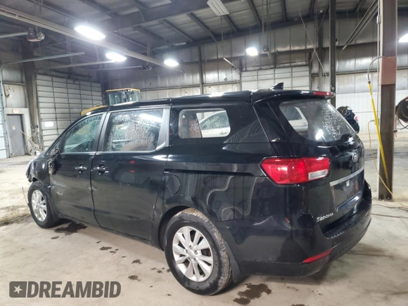 2016 Kia Sedona L with VIN KNDMA5C13G6184549, listed as a Copart auction lot 48120105 with 59,786 mi miles and Salvage Title. Bid and sale history available at DreamBid. Image 2.