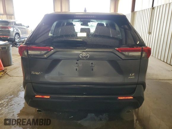 2023 Toyota RAV4 LE with VIN 2T3G1RFVXPC380880, listed as a Copart auction lot 53248645 with 10,655 mi miles and Salvage Title. Bid and sale history available at carsss.com. Image 6.
