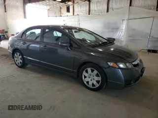 2010 Honda Civic LX with VIN 2HGFA1F53AH326745, listed as a Copart auction lot 54731085 with 196,697 mi miles and Clean Title. Bid and sale history available at DreamBid. Image 4.