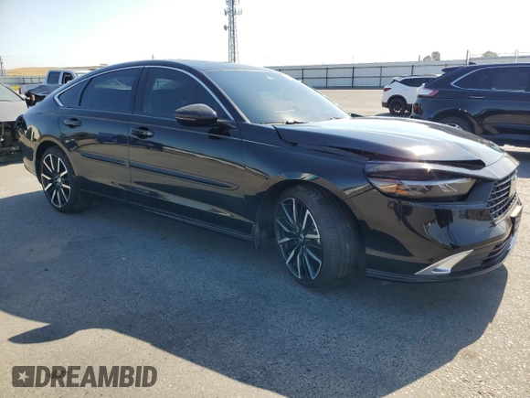 2023 Honda Accord Touring with VIN 1HGCY2F88PA065537, listed as a Copart auction lot 59341845 with 34,595 mi miles and Salvage title. Bid and sale history available at DreamBid. Image 4.