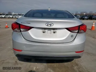 2016 Hyundai Elantra GL with VIN 5NPDH4AE7GH741478, listed as a Copart auction lot 45610985 with 177,715 mi miles and Salvage Title. Bid and sale history available at carsss.com. Image 6.