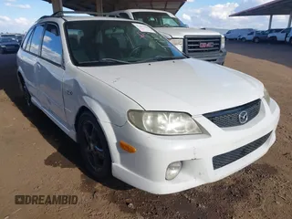 2003 Mazda Protege with VIN JM1BJ245431113598, listed as a IAAI auction lot 41451405 with 162,926 mi miles and . Bid and sale history available at DreamBid. Image 1.