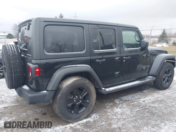 2023 Jeep Wrangler Sport S with VIN 1C4HJXDG8PW653828, listed as a IAAI auction lot 41239974 with 16,076 mi miles and . Bid and sale history available at DreamBid. Image 4.