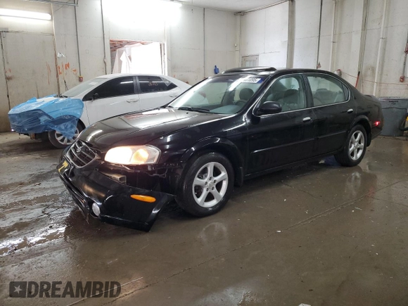 2000 Nissan Maxima GXE z VIN JN1CA31A1YT211725, wystawiony jako Copart lot #47401895 z przebiegiem 122 228 mil mil oraz Szkoda całkowita • Salvage title. Historia ofert i sprzedaży dostępna na DreamBid. Obrazek 1.