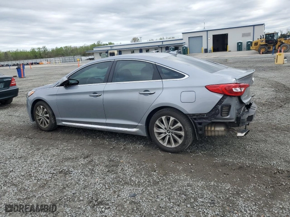 2016 Hyundai Sonata 2.4L Sport with VIN 5NPE34AF0GH422970, listed as a Copart auction lot 50966565 with 78,115 mi miles and Salvage Title. Bid and sale history available at carsss.com. Image 2.