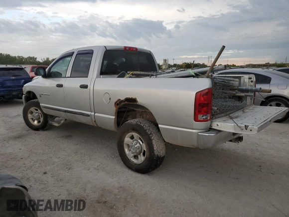 2005 Dodge Ram 3500 SLT with VIN 3D7LS38C65G837416, listed as a Copart auction lot 71166604 with 205,416 mi miles and Salvage Title. Bid and sale history available at carsss.com. Image 2.